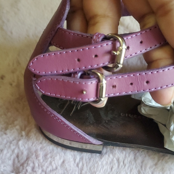 Giuseppe Zanotti Designs Gladiator Purple Strappy Sandals Size 38 - Picture 3 of 9